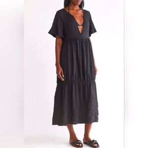 NORDSTROM Texture Flowy Maxi Dress